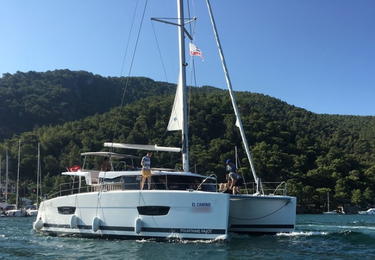 Lucia 40 Fethiye harbour | El Camino