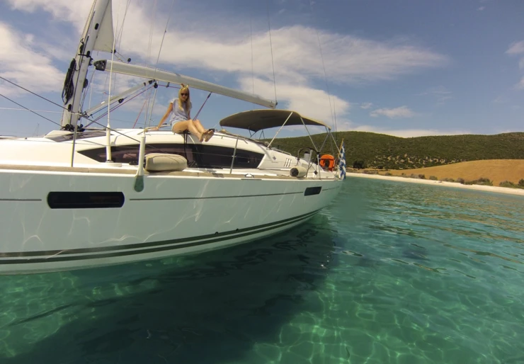 Sun Odyssey 42 DS Lefkas harbour | Sweet Alis