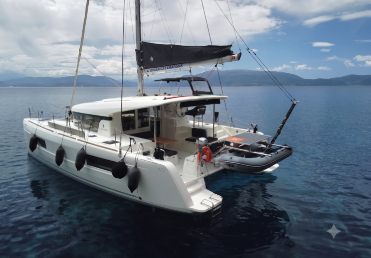 Lagoon 40 Lefkas harbour | Aello