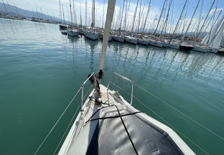 Oceanis 46.1 Lefkas harbour | CHRISTINA L
