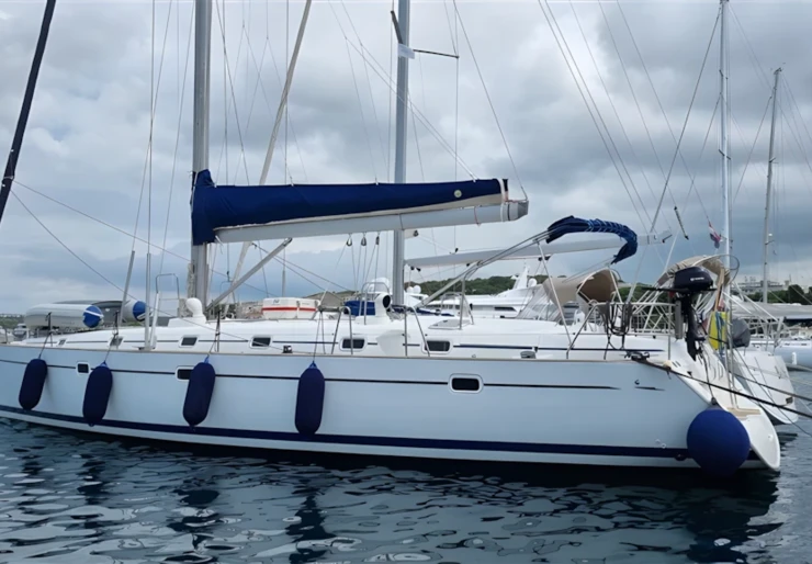 Beneteau 50 ACI marina | White Lady