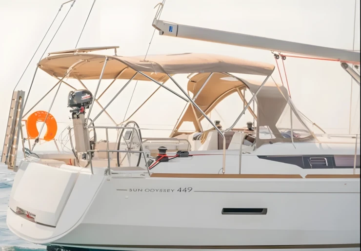 Sun Odyssey 449 Lefkas harbour | Sante