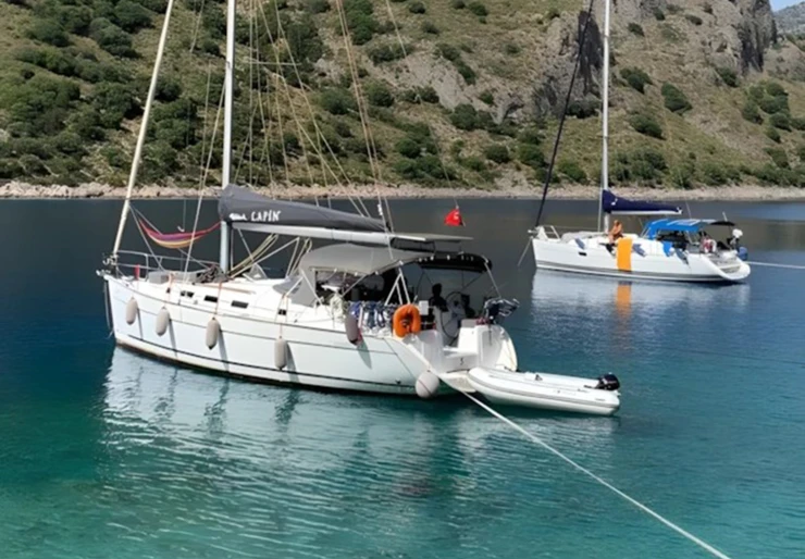 Cyclades 39.3 Fethiye harbour | Lapin