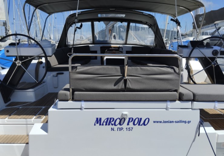 Dufour 470 GL Lefkas harbour | Marco Polo