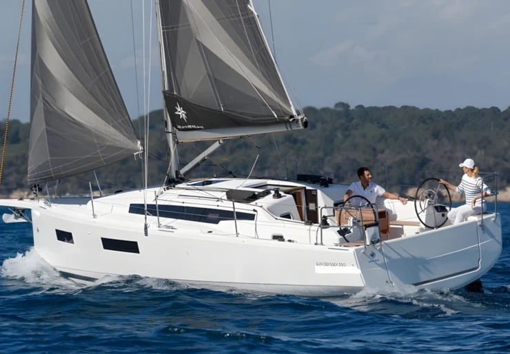 Sun Odyssey 350 Hyeres harbour | REVATI