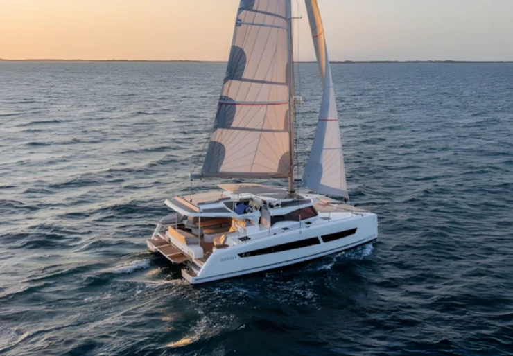 Fountaine Pajot 41 Hyeres harbour | MAHI II