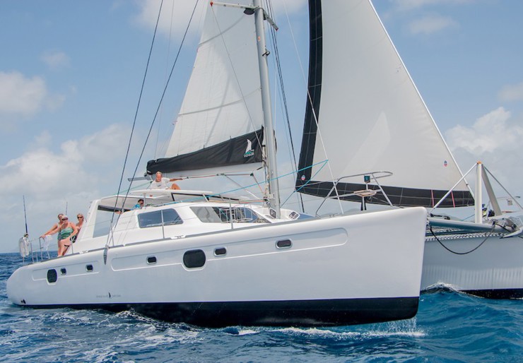 Voyage 480 Tortola harbour | AFTERGLOW