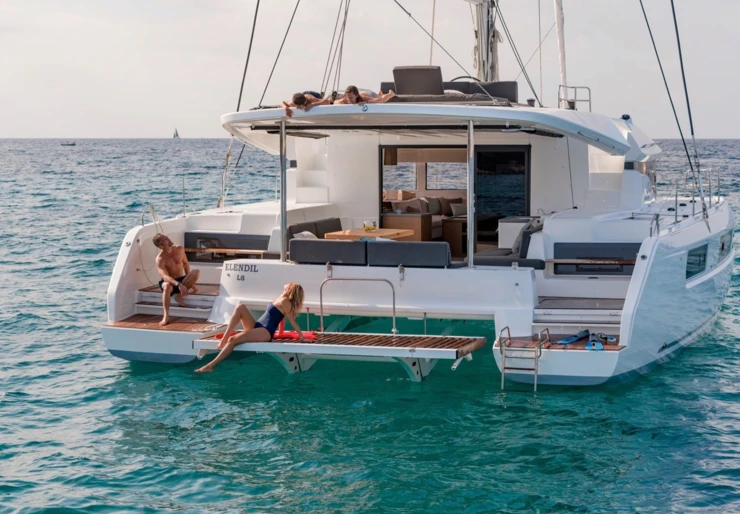 Lagoon 50 Lavrion harbour | ANDARE AVANTI