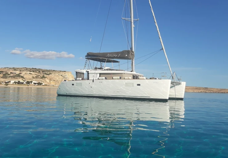 Lagoon 450 F Alimos Kalamaki | Amare I - green Wave