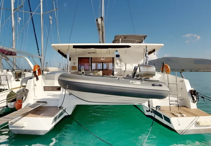 Isla 40 Paros harbour | Blue Serenity