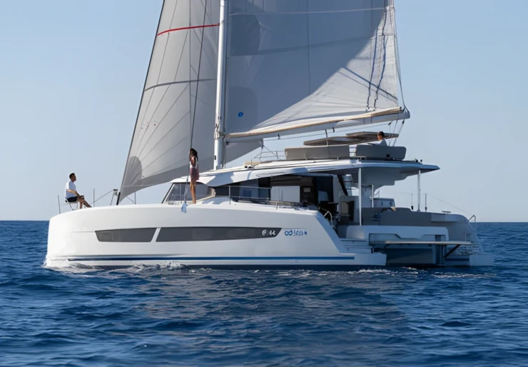 New 44 Paros harbour | TBA 44