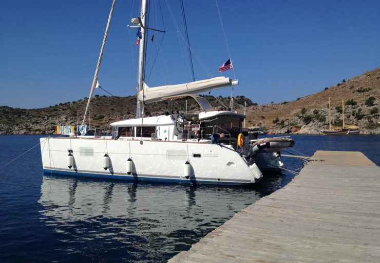 Lagoon 400 Fethiye harbour | Winnie