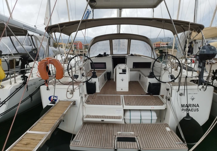 Sun Odyssey 490 Hafen von Lefkada | MARINA GEN.+A.C. "Sails 2025"