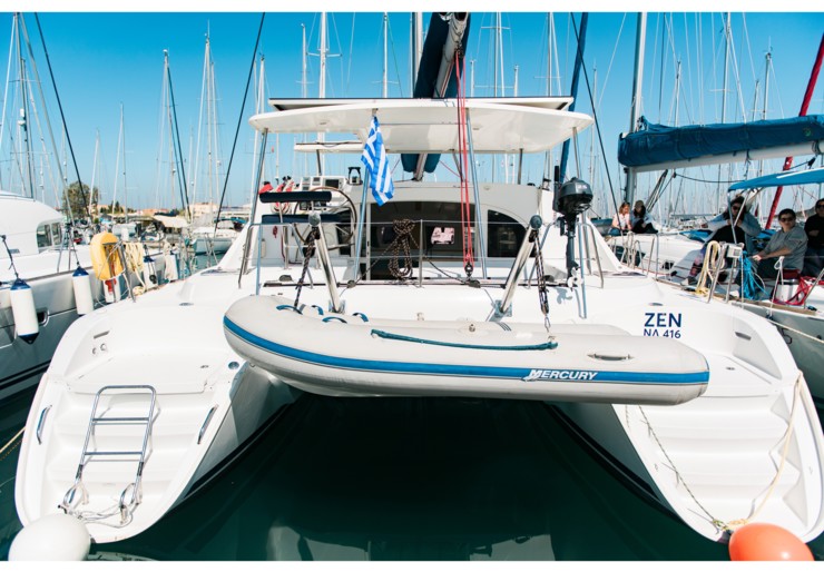 Lagoon 380 S2 Lefkas harbour | Zen (Pax 10)