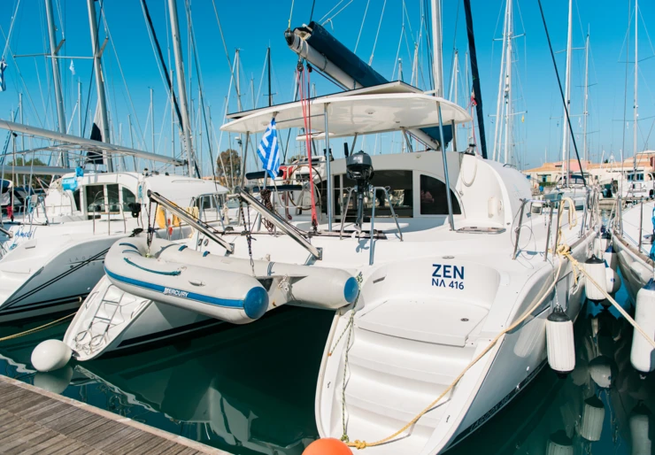 Lagoon 380 S2 Lefkas harbour | Zen (Pax 10)