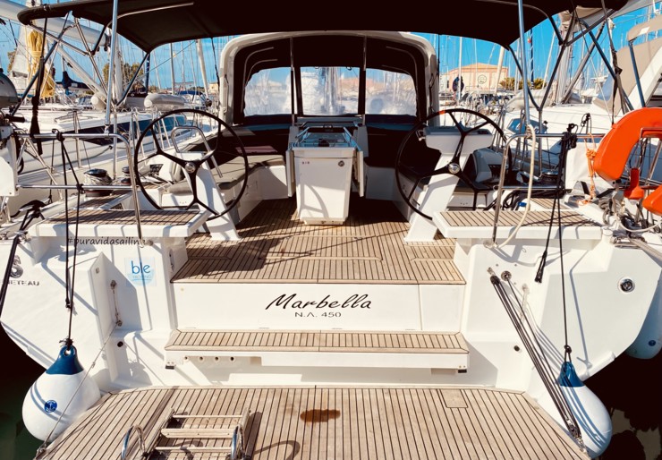 Oceanis 46.1 Lefkas harbour | Marbella (Pax 12)