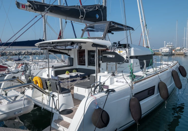 Lagoon 40 Lefkas harbour | Meliti