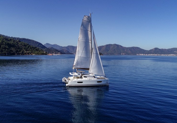 Lucia 40 Hafen von Marmaris | SKY Maria