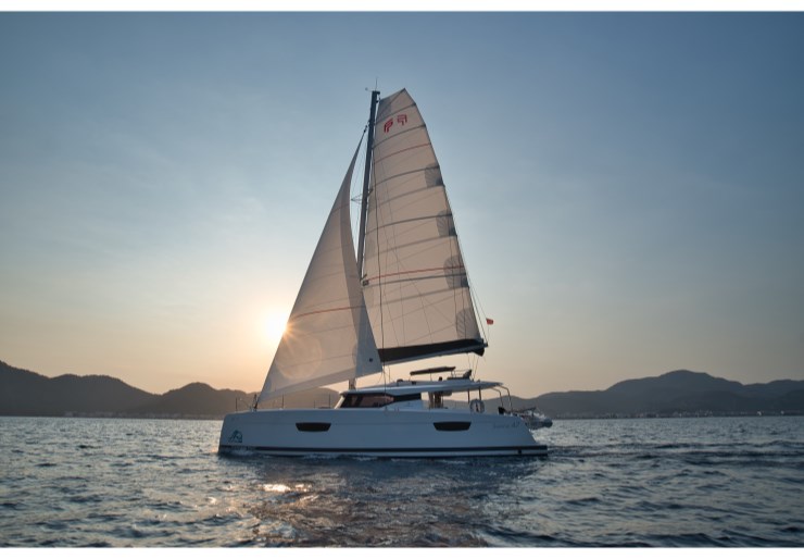 Saona 47 Marmaris harbour | Sky Ada II