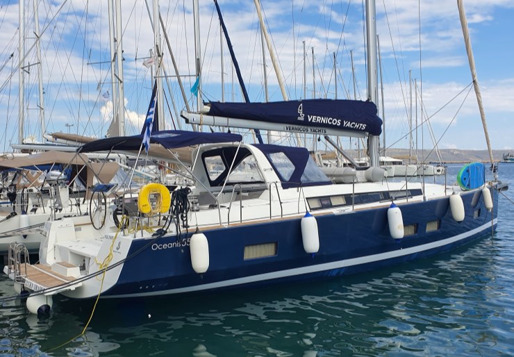 Oceanis 55 Kos | LUCKY TRADER (generator, air condition, premium blue hull, 1 SUP free of charge)