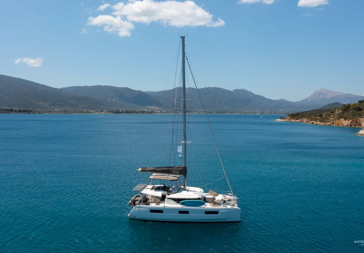 Lagoon 46 Hafen von Lefkada | El Marita Brand New 2021 A/C & Generator Skippered