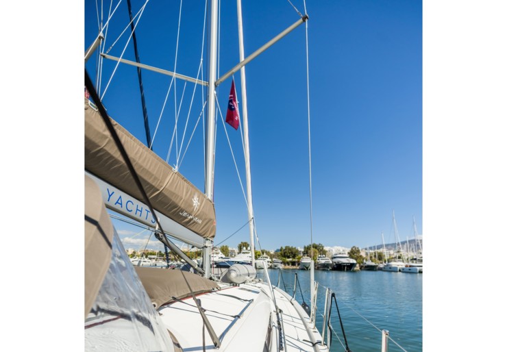 Sun Odyssey 490 Lefkas harbour | YADA