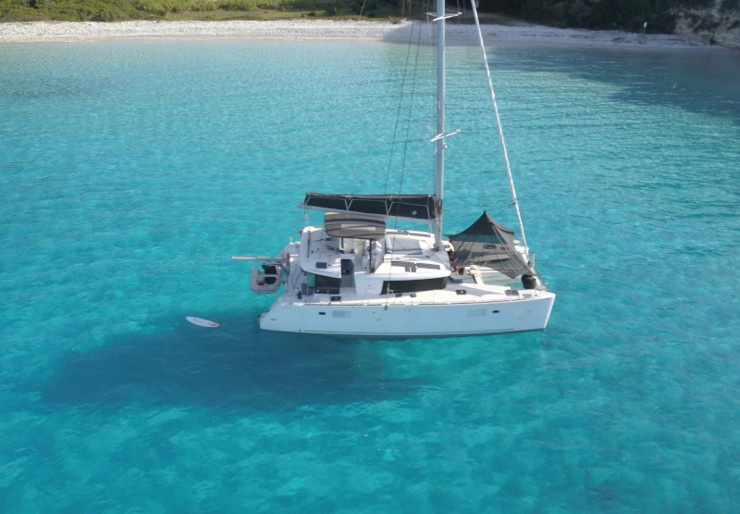 Lagoon 450 F Lefkas harbour | ZACAPA (generator, air condition, water maker, 2 SUP free of charge)
