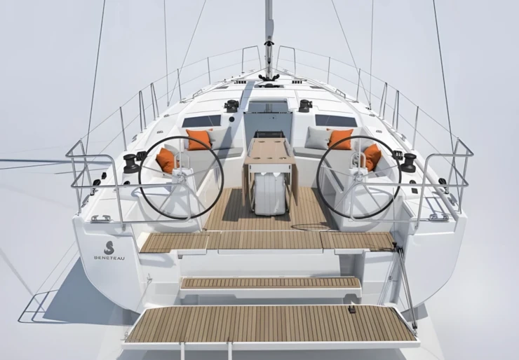 Oceanis 40.1 Lefkas harbour | Alma Libre VII