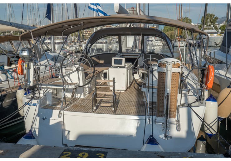 Jeanneau 54 Lefkas harbour | OUR LADY
