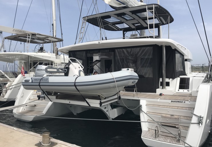 Lagoon 52 Marigot Marina Fort Louis | Dugongo II (SXM) (6 cab + 1 crew) (A/C, WM, Generator, Inverter, Tender Lift)