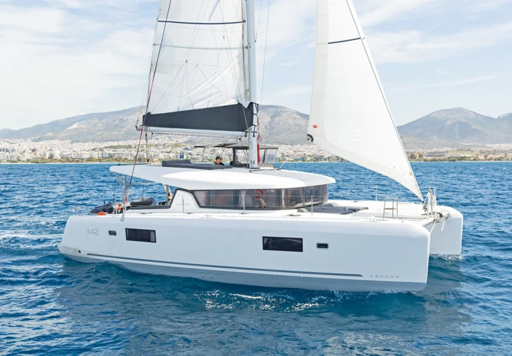 Lagoon 42 Paros harbour | Eternity (ONLY SKIPPERED)