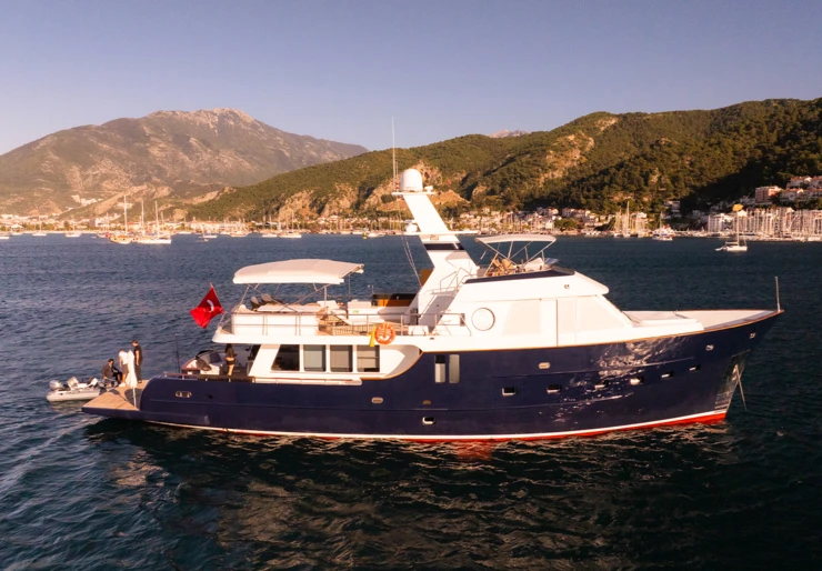 Trawler 77 Port de Fethiye | Troy Explorer
