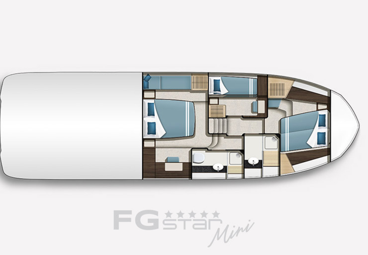 Galeon 440 Fly Seget Donji - Marina Baotic | FGstar Mini