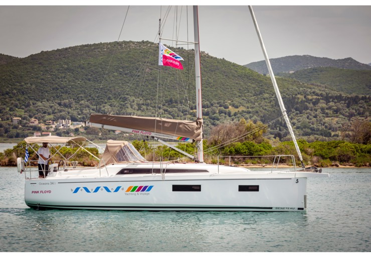 Oceanis 34.1 Lefkas harbour | Pink Floyd