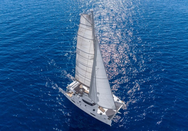 Saba 50 Lefkas harbour | IZABELLA
