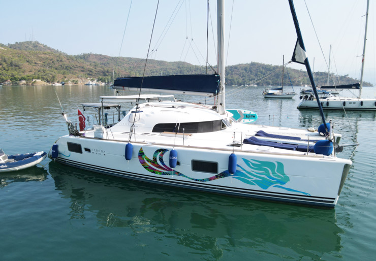 Lagoon 410 S2 Fethiye harbour | Aloha