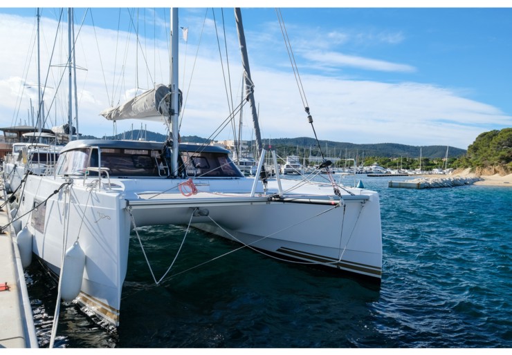 Nautitech 40 Open Hyeres harbour | Grelots