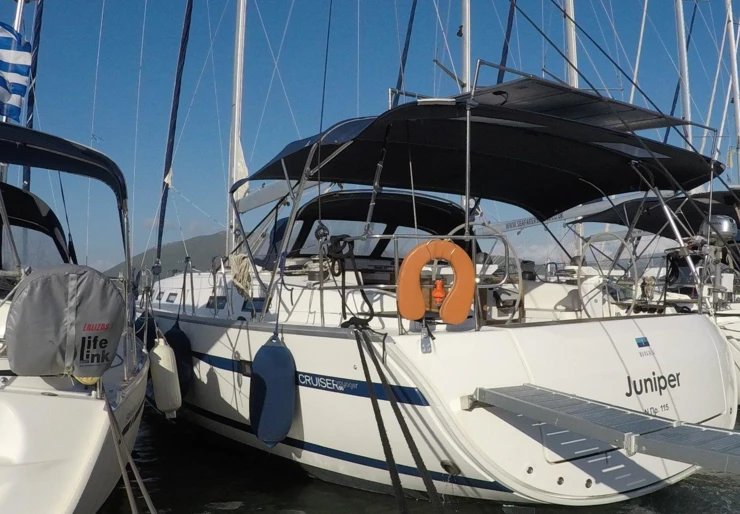 Bavaria Cruiser 50 Lefkas harbour | Juniper