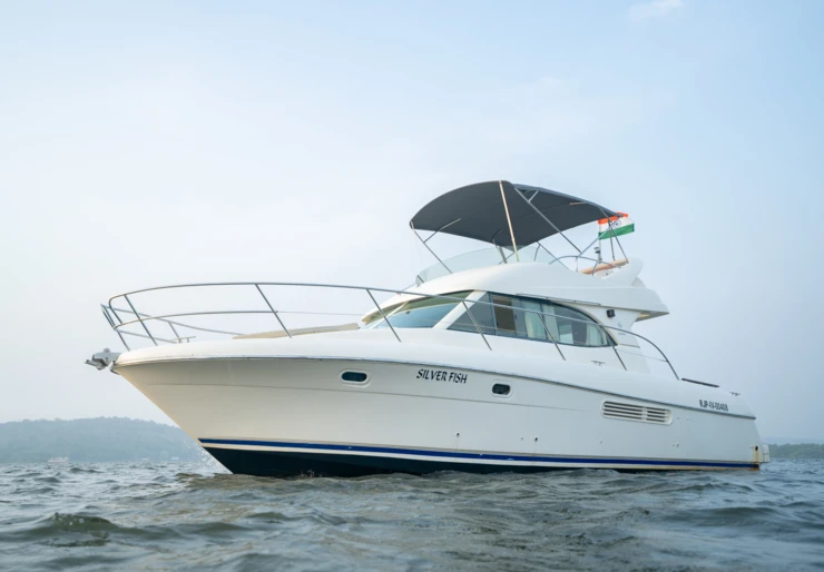 Prestige 36 Fly Panaji | Silver Fish