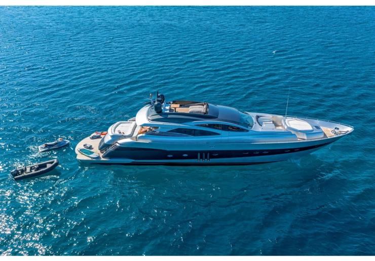 Pershing 90 Hafen von Lefkada | One