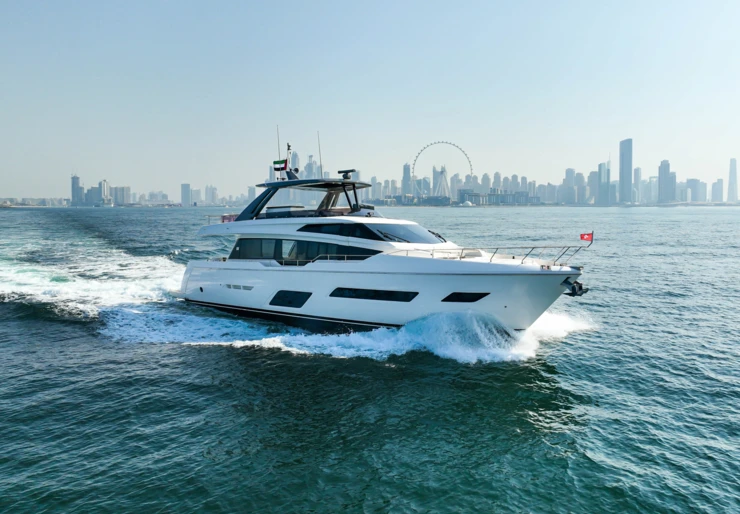 Ferretti 780 Dubai - Marina Yacht Club | Solace 780