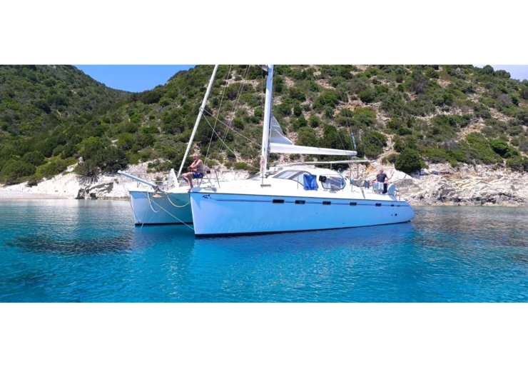 Privilege 465 Lefkas harbour | MATI