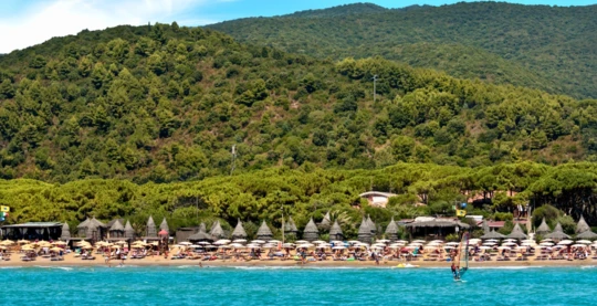 Swimming at Golfo Stella
