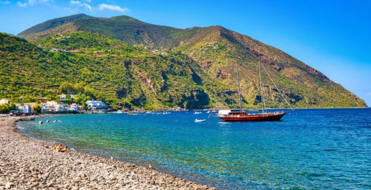 Swimming or a short visit ashore in Filicudi