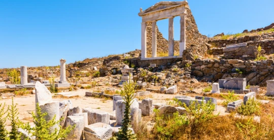 Archäologische Führung durch Delos