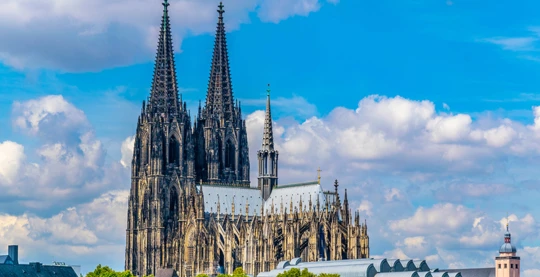 Visite de la cathédrale gothique de Cologne