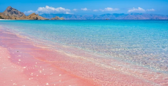 Relax sulla spiaggia di Pink Beach