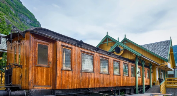 Visite du musée du chemin de fer de Flåm