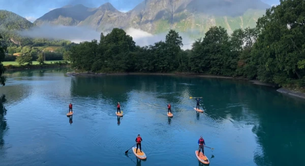 Stand-up paddle à Åndalsnes