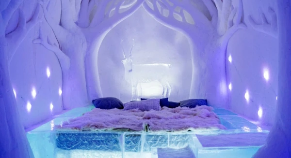 Visite de l’hôtel de glace d'Alta